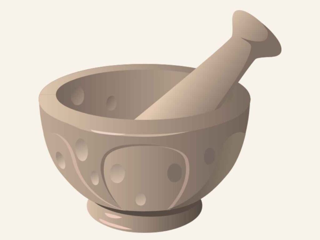 Chemistry Laboratory Mortar and Pestle